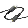 Hoco X128 Benefit čierny Lightning USB kábel 2 m 30 W thumbnail