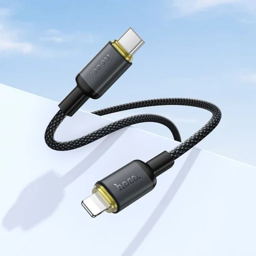 Hoco X128 Benefit čierny Lightning USB kábel 2 m 30 W - 5