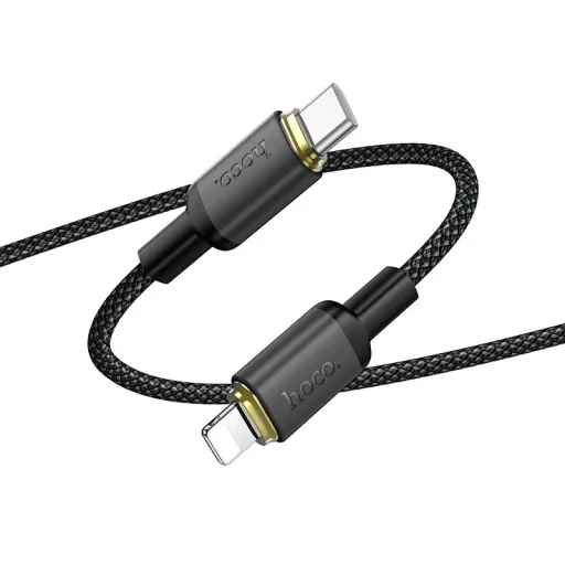 Hoco X128 Benefit čierny Lightning USB kábel 2 m 30 W - 3
