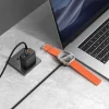 Hoco USB-C - USB-C kábel PD100W s bezdrôtovým nabíjaním pre Apple Watch 1,2 m čierny thumbnail