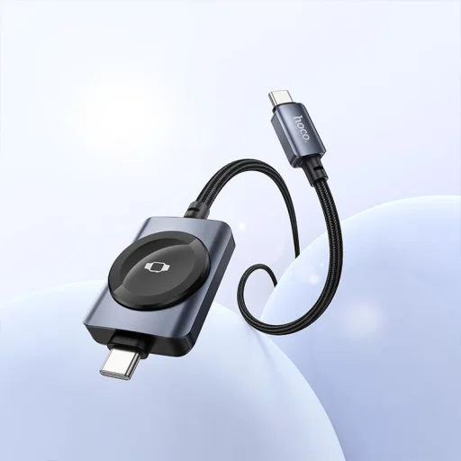 Hoco USB-C - USB-C kábel PD100W s bezdrôtovým nabíjaním pre Apple Watch 1,2 m čierny - 7