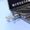 Hoco UA46 Victory Lightning – USB-A OTG adaptér sivý thumbnail