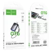 Hoco UA46 Victory Lightning – USB-A OTG adaptér sivý thumbnail