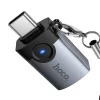 Hoco UA46C sivý USB-C - USB-A OTG adaptér thumbnail