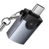 Hoco UA46C sivý USB-C - USB-A OTG adaptér thumbnail