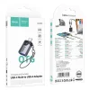 Hoco UA46C sivý USB-C - USB-A OTG adaptér thumbnail
