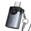 Hoco UA46C sivý USB-C - USB-A OTG adaptér thumbnail