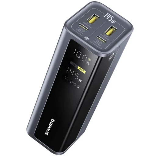 Powerbanka Baseus EnerGeek GP12, 20800mAh, 145W, QC + PD, Sivá P10082109813-00 - 3