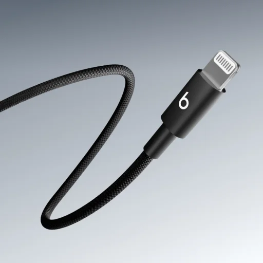 USB-C – Lightning kábel Beats, 1,5 m, čierny MDGK4ZM/A - 4