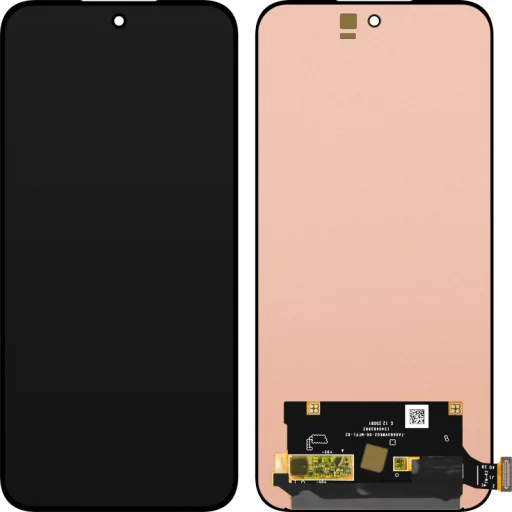 LCD kijelző modul MP Oppo Reno14-hez, keret nélkül, utángyártott, fekete üvegfólia - 1