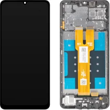 Samsung Galaxy A06 5G A066 kijelzőmodul, utángyártott, fekete