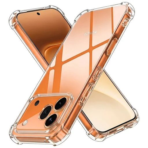 Honor 600 Pro Priehľadný Techsuit Nárazuvzdorný Priehľadný silikónový kryt - 1