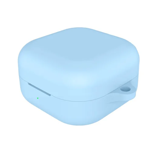 Samsung Galaxy Buds 4 / Buds 4 Pro Modré silikónové puzdro Techsuit, Hladký ultratenký materiál - 1