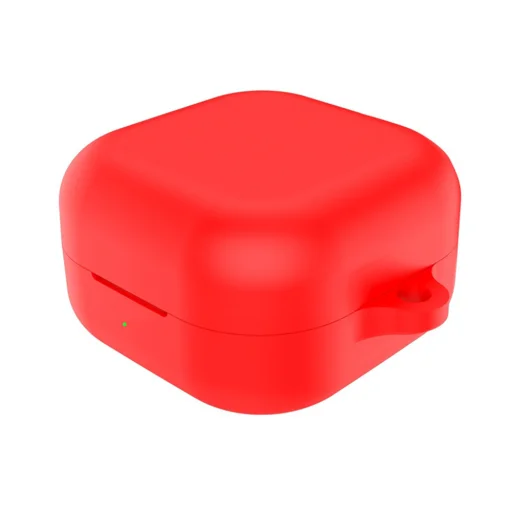 Samsung Galaxy Buds 4 / Buds 4 Pro Červené silikónové púzdro Techsuit Hladký ultratenký materiál - 1