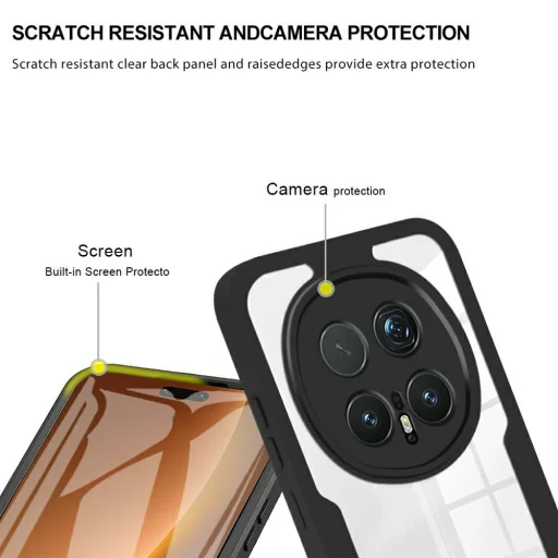 Honor Magic8 Pro Fialová Techsuit ColorVerse 360 séria + puzdro s ochranou displeja - 5