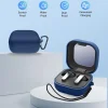 Samsung Galaxy Buds 4 / 4 Pro sivé silikónové flipové puzdro Techsuit, hladký ultratenký materiál thumbnail