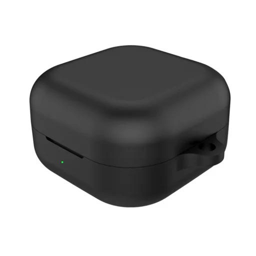 Samsung Galaxy Buds 4 / Buds 4 Pro Čierne silikónové puzdro Techsuit, puzdro z hladkého ultratenkého materiálu - 1