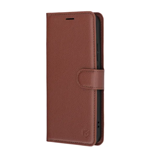 Hnedé kožené puzdro Techsuit pre Oppo Reno 15F - 4
