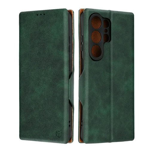 Zelené puzdro Techsuit Safe Wallet Plus pre Samsung Galaxy S26 Ultra - 6