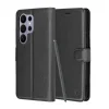 Samsung Galaxy S26 Ultra čierne Techsuit - Leather Folio puzdro thumbnail