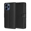 Oppo Reno15 F / Reno15 FS 5G Čierne kožené flipové puzdro Techsuit thumbnail