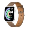 COLMI C28 Smartwatch Silver + brown leather thumbnail