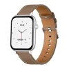 COLMI C28 Smartwatch Silver + brown leather thumbnail