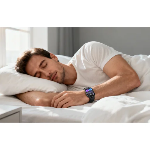 COLMI C28 Smartwatch Silver + brown leather - 12