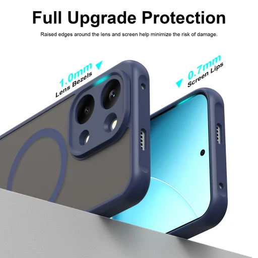 Puzdro Techsuit HaloFrost II MagSafe pre Xiaomi Poco X8 Pro Max, námornícka modrá - 5