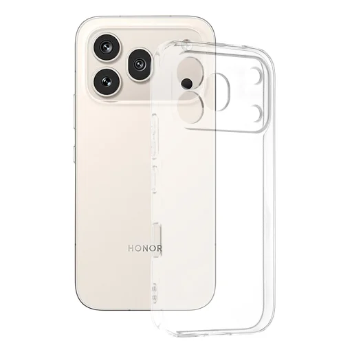 Honor 600 Pro priehľadný Techsuit silikónový obal - priehľadný - 1