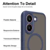 Puzdro Techsuit HaloFrost II MagSafe pre Xiaomi Poco X8 Pro, tmavomodré thumbnail