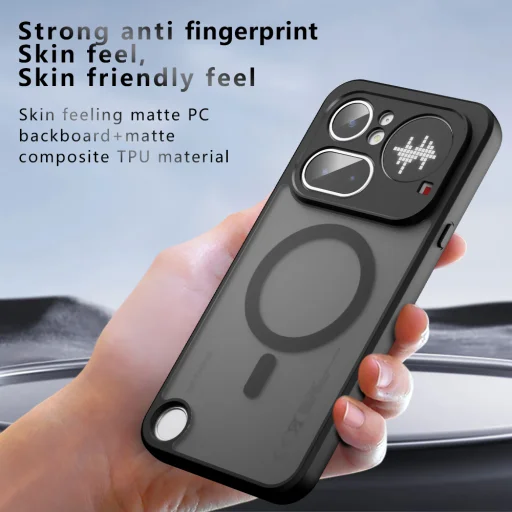 Nothing Phone 4a Pro matné čierne puzdro Techsuit PureFrost MagSafe - 5