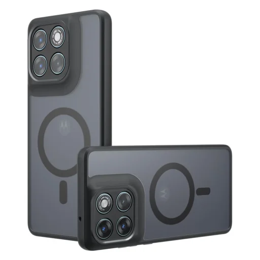 Motorola Edge 70 Fusion PureFrost MagSafe Techsuit - puzdro Mrazivá čierna - 1