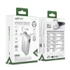 Acefast - Power Bank (M32) - teleszkópos kábellel, Type-C, gyorstöltés, PD35W, 10000mAh - Ezüst thumbnail