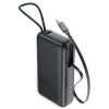 Acefast - Powerbank (M34) - teleskopický kábel, Type-C, rýchle nabíjanie, PD45W, 20000mAh - sivá thumbnail