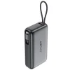 Acefast - Powerbank (M34) - teleszkópos kábel, Type-C, Gyors töltés, PD45W, 20000mAh - Szürke thumbnail