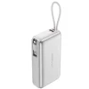 Acefast - Powerbank (M34) - teleszkópos kábellel, Type-C, Gyors töltés, PD45W, 20000mAh - Ezüst thumbnail