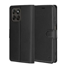 Motorola Moto G77 čierne Techsuit kožené flipové puzdro
