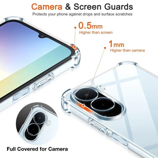 Priehľadné nárazuvzdorné silikónové puzdro Techsuit pre Xiaomi Redmi A7 Pro - 5