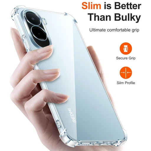 Priehľadné nárazuvzdorné silikónové puzdro Techsuit pre Xiaomi Redmi A7 Pro - 4