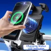 Blavec BVC-01 Velo držiak na mobilný telefón na bicykel/motocykel s indukčným nabíjaním a tlmením vibrácií (BVC01-ICSAHB) čierny thumbnail