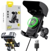 Blavec BVC-01 Velo kerékpáros/motoros mobiltelefon tartó indukciós töltéssel és rázkódás csillapítással (BVC01-ICSAHB) fekete thumbnail