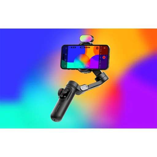 Gimbal AOCHUAN X Pro RGB (čierny) - 6