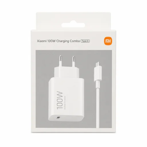 Xiaomi MDY-19-ER USB-A 100W cestovná nabíjačka + dátový kábel 6A USB-C biela - 2