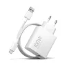 Xiaomi MDY-19-ER USB-A 100W cestovná nabíjačka + dátový kábel 6A USB-C biela thumbnail