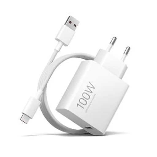 Xiaomi MDY-19-ER USB-A 100W cestovná nabíjačka + dátový kábel 6A USB-C biela - 1