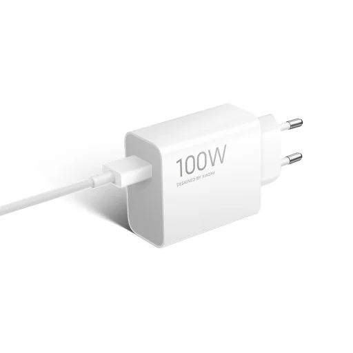Xiaomi MDY-19-ER USB-A 100W cestovná nabíjačka + dátový kábel 6A USB-C biela - 3