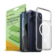 iPhone 17 Pro Max Magsafe tok + Privacy üvegfólia Alphajack