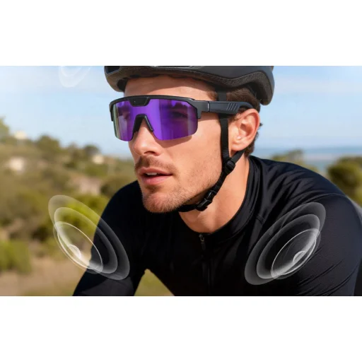 ZEBLAZE AI Q01 strieborné cyklistické okuliare - 9
