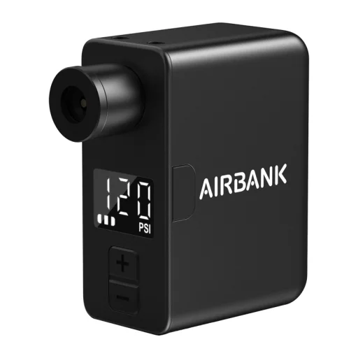 Cycplus AS1 PRO POCKET PRO AIRBANK mini cyklistická pumpa čierna - 1